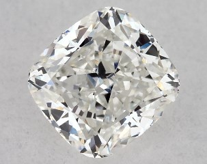 GIA 0.51 Carat H-SI1 Ideal Cut Cushion Modified Diamond